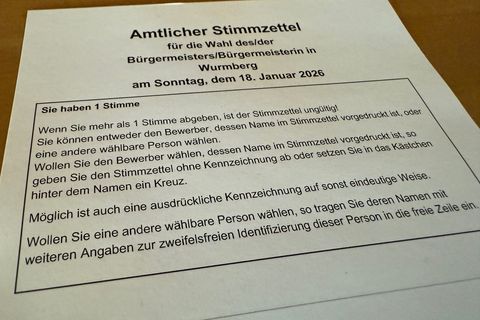 Bürgermeisterwahl Wurmberg am 18. Januar 2026
