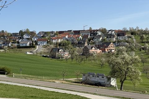 Blick aufs Baugebiet "Quellenäcker II"